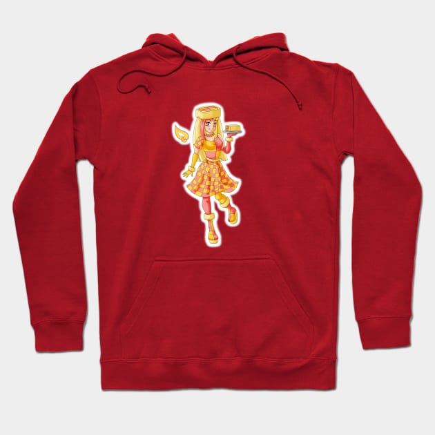 Battenberg Cake - Sweet Fairies Hoodie by Louisalulu Arts